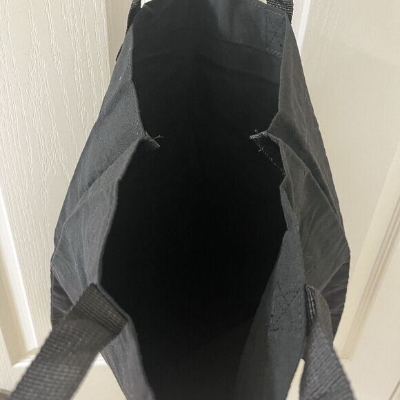 Anine Bing Black Remy Canvas Logo Tote Bag - Picture 6 of 10